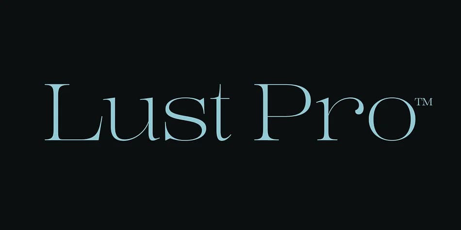 Lust Pro by Positype — Decorative Font — preview 1