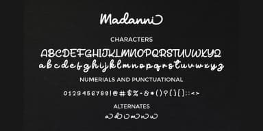 Madanni by Ayska — Script Handwritten Font — thumbnail 5