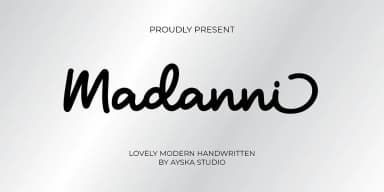 Madanni by Ayska — Script Handwritten Font — thumbnail 6