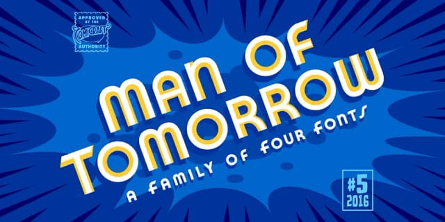Man Of Tomorrow by Comicraft — Decorative Font