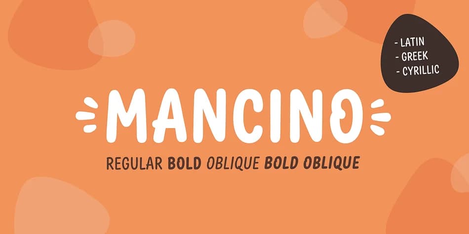 MANCINO by JCfonts — Decorative Font