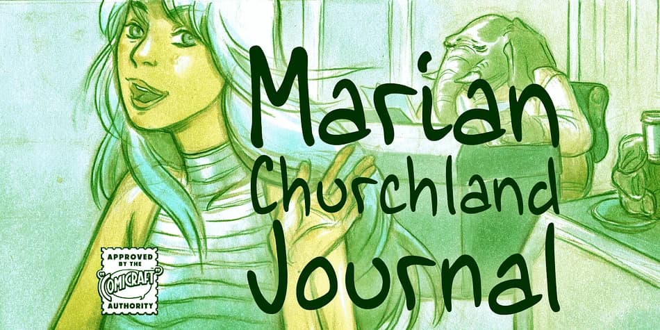 Marian Churchland Journal by Comicraft — Decorative Font