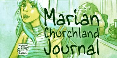 Marian Churchland Journal by Comicraft — Decorative Font — thumbnail 1