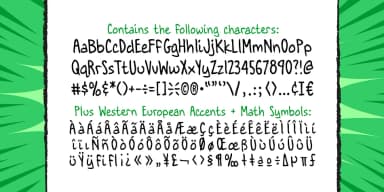 Marian Churchland Journal by Comicraft — Decorative Font — thumbnail 3