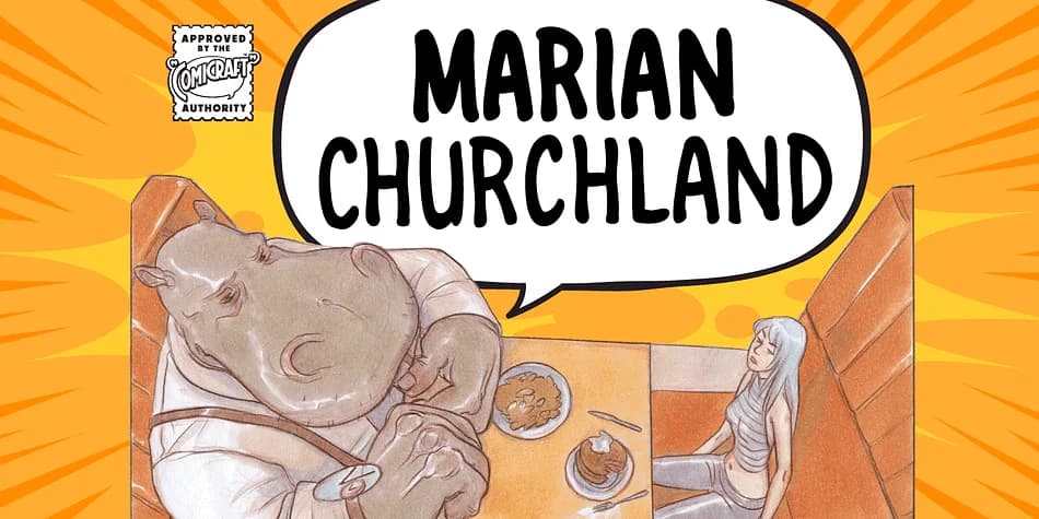 MARIAN CHURCHLAND by Comicraft — Decorative Font