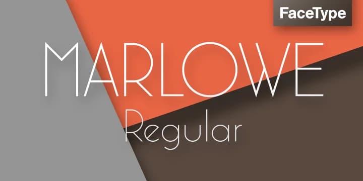 Marlowe by FaceType — Decorative Font