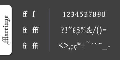 Marriage Pro by SoftMaker — Blackletter Font — thumbnail 3