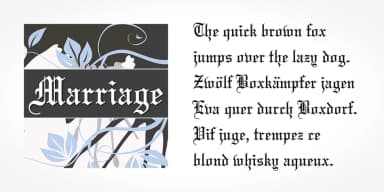 Marriage Pro by SoftMaker — Blackletter Font — thumbnail 4