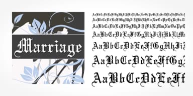 Marriage Pro by SoftMaker — Blackletter Font — thumbnail 5