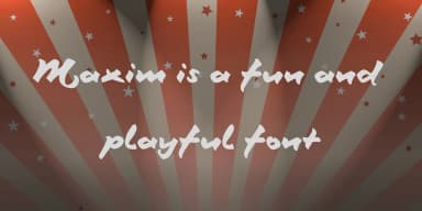 Maxim by FontHaus — Display Font — thumbnail 4