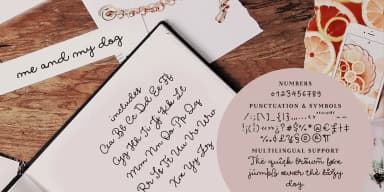 Me and my dog by Ana's Fonts — Dingbats Font — thumbnail 2