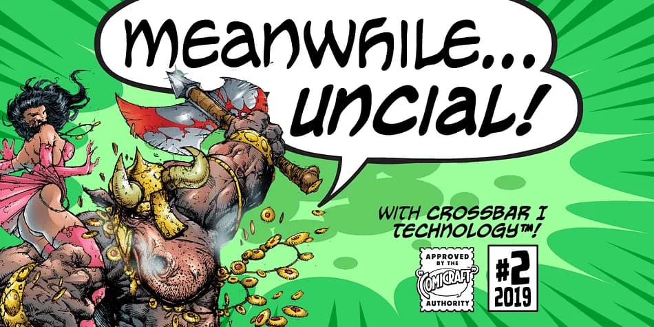 Meanwhile Uncial by Comicraft — Decorative Font