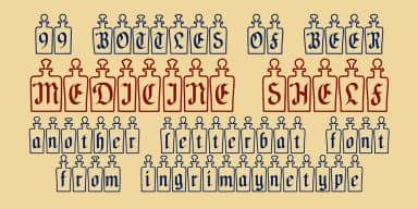 MedicineShelf by Ingrimayne Type — Blackletter Font — thumbnail 1