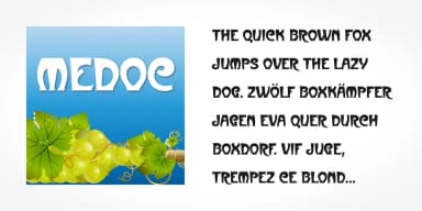 MEDOC PRO by SoftMaker — Decorative Font — thumbnail 4