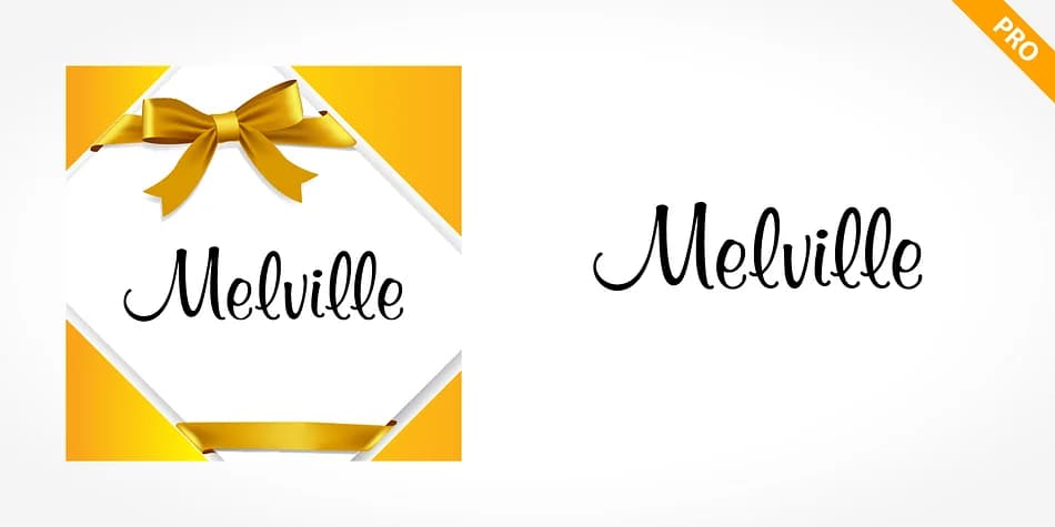 Melville Pro by SoftMaker — Script Handwritten Font