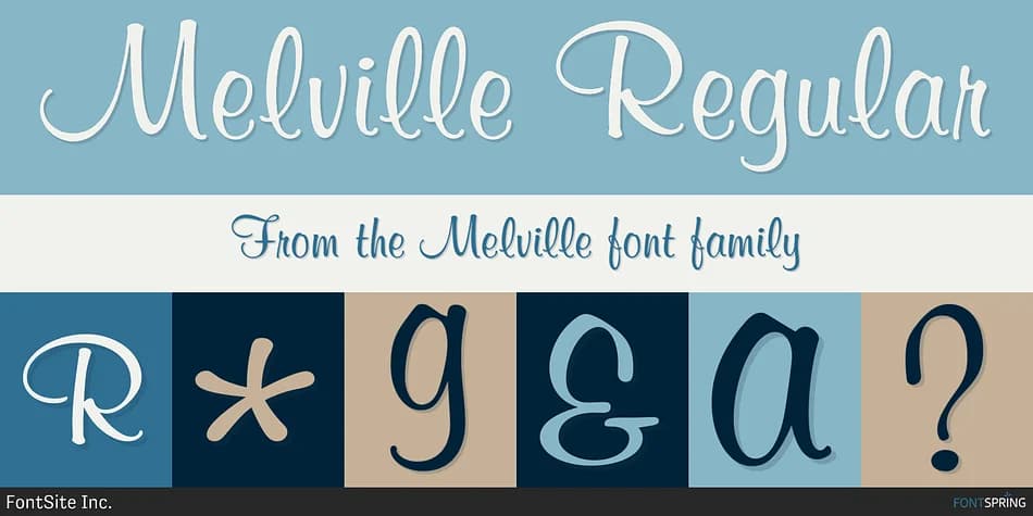 Melville by FontSite Inc. — Script Handwritten Font