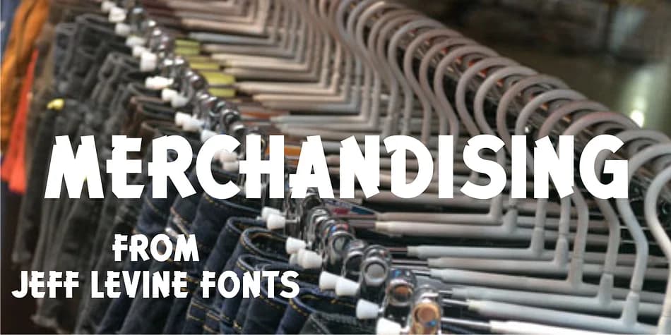 MERCHANDISING JNL by Jeff Levine Fonts — Decorative Font