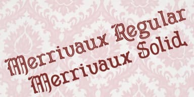 Merrivaux by Greater Albion Typefounders — Blackletter Font — thumbnail 2