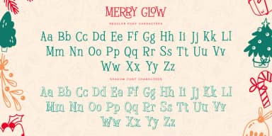 Merry Glow by roomspace — Decorative Font — thumbnail 9