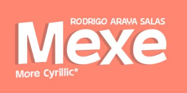 Mexe by Rodrigo Typo — Decorative Font — thumbnail 2