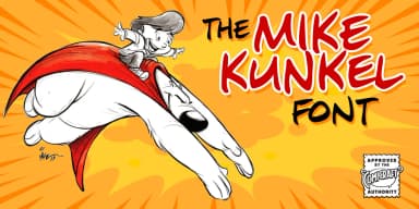 Mike Kunkel by Comicraft — Decorative Font — thumbnail 1