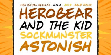 Mike Kunkel by Comicraft — Decorative Font — thumbnail 2