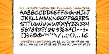 Mike Kunkel by Comicraft — Decorative Font — thumbnail 3