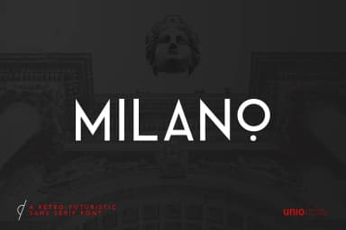 Milano Sans by Unio Creative Solutions — Decorative Font — thumbnail 1