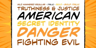 MILD MANNERED by Comicraft — Decorative Font — thumbnail 2