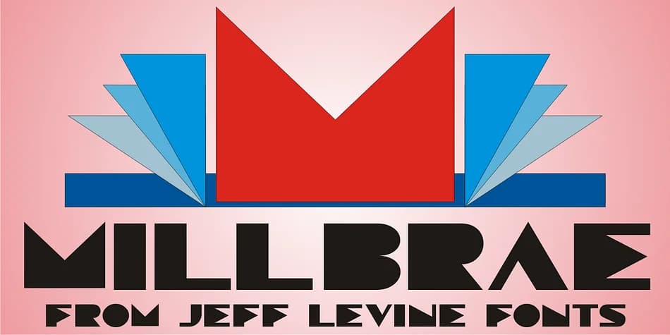 MILLBRAE JNL by Jeff Levine Fonts — Decorative Font