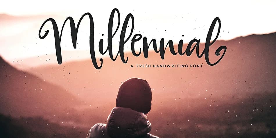 Millennial by MakeMediaCo. — Display Font — preview 1