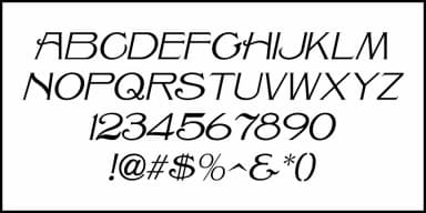 MILLINERY JNL by Jeff Levine Fonts — Decorative Font — thumbnail 5
