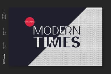 Modern Times by TAFT Foundry — Decorative Font — thumbnail 9