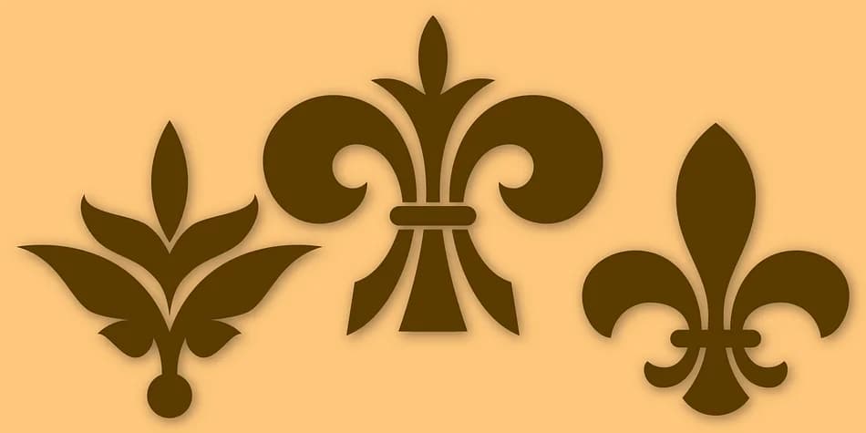 Modest Ornaments by Gerald Gallo Fonts — Dingbats Font