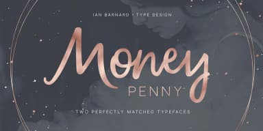Money Penny by Ian Barnard — Display Font — thumbnail 1