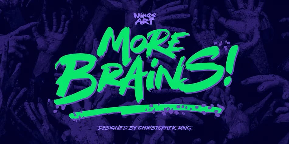 More Brains by Wingsart Studio — Display Font