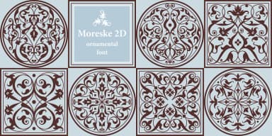 Moreske 2D by 2D Typo — Dingbats Font — thumbnail 2