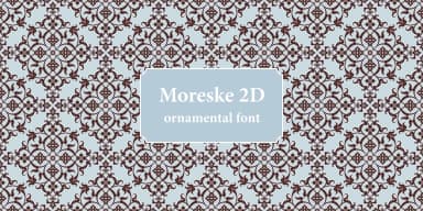 Moreske 2D by 2D Typo — Dingbats Font — thumbnail 3