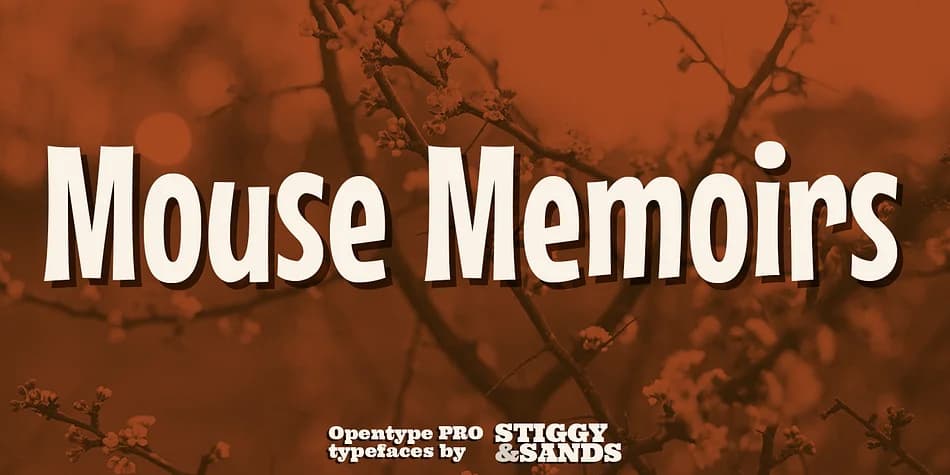 Mouse Memoirs Pro by Stiggy & Sands — Decorative Font