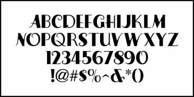 MOVIE ARTS JNL by Jeff Levine Fonts — Decorative Font — thumbnail 3