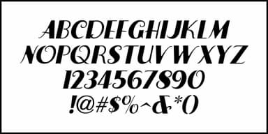 MOVIE ARTS JNL by Jeff Levine Fonts — Decorative Font — thumbnail 5