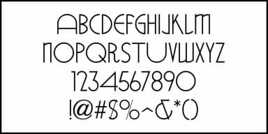 MOVIE PALACE JNL by Jeff Levine Fonts — Decorative Font — thumbnail 3