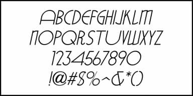 MOVIE PALACE JNL by Jeff Levine Fonts — Decorative Font — thumbnail 5