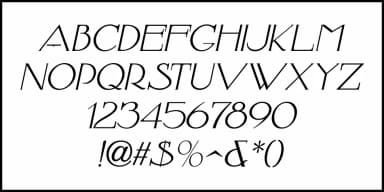 MOVIE PRODUCER JNL by Jeff Levine Fonts — Decorative Font — thumbnail 5