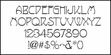 MOVIE ROMANCE JNL by Jeff Levine Fonts — Decorative Font — thumbnail 3