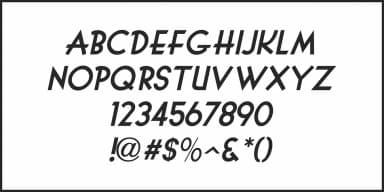 MOVIE SCREEN JNL by Jeff Levine Fonts — Decorative Font — thumbnail 5