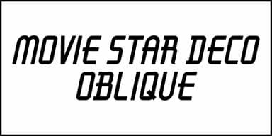 MOVIE STAR DECO JNL by Jeff Levine Fonts — Decorative Font — thumbnail 3