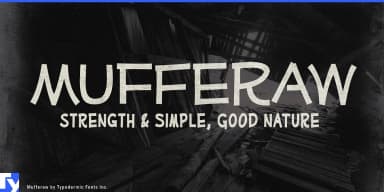 MUFFERAW by Typodermic Fonts Inc. — Decorative Font — thumbnail 1