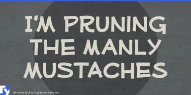 MUFFERAW by Typodermic Fonts Inc. — Decorative Font — thumbnail 2