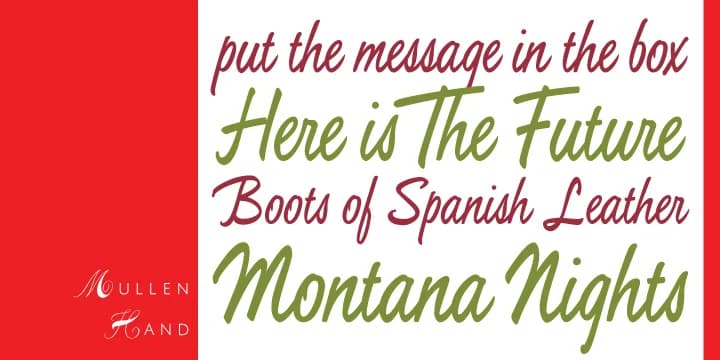 Mullen Hand by Canada Type — Script Handwritten Font